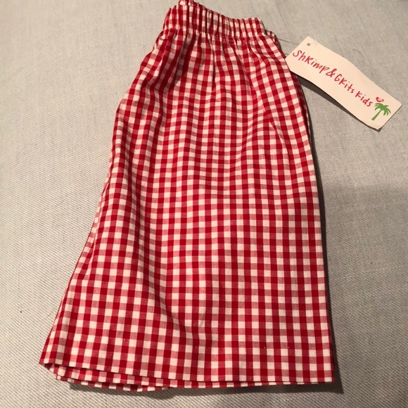 NWT Shrimp & Grits Kids shorts $20 - Picture 1 of 1